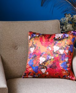 Floral cushion cover